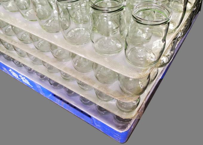 Feuilles en plastique de rangée de conditionnement en plastique pour les conteneurs en verre de palletisation